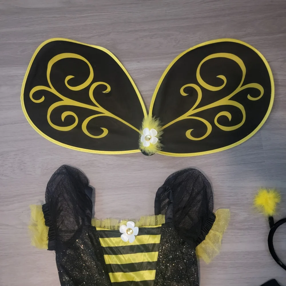 50% Off🔥 Kids Black And Yellow bee costume